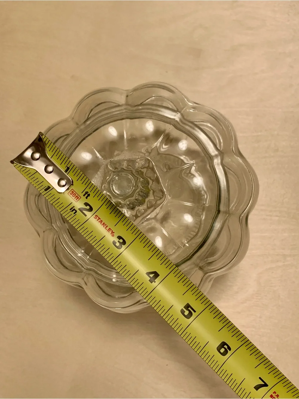 2 Glass Pumpkin Jars with Lids - Clear and Amber